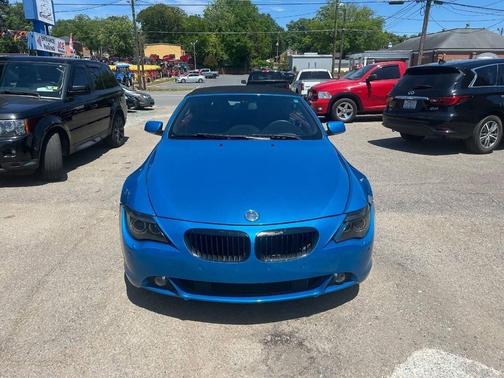 Atlantic Blue Metallic 2005 BMW 645 645Ci 2dr Convertible