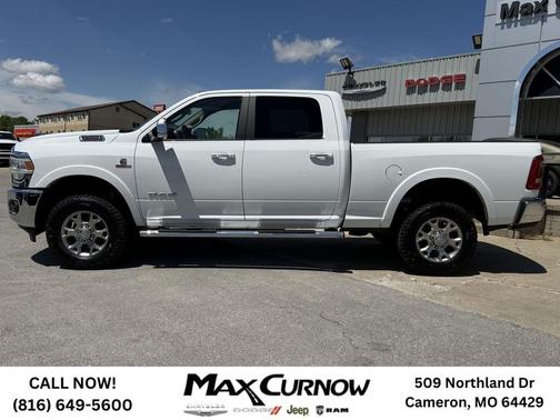 Bright White Clearcoat 2019 RAM 2500 Laramie Crew Cab 4x4 6'4' Box