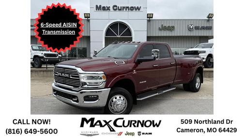 Delmonico Red Pearlcoat 2021 RAM 3500 Laramie Crew Cab 4x4 8' Box