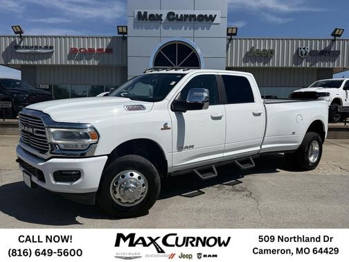 Bright White Clearcoat 2024 RAM 3500 Laramie Crew Cab 4x4 8' Box