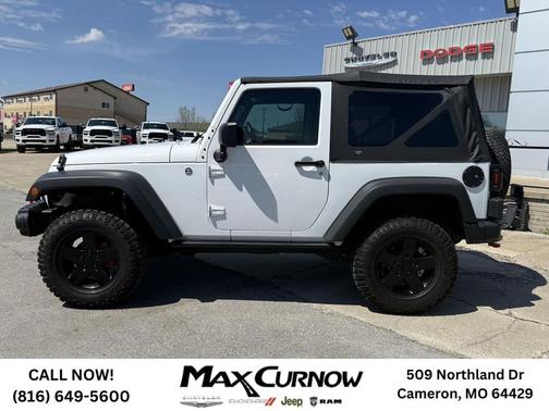 Bright White Clearcoat 2014 Jeep Wrangler Sport