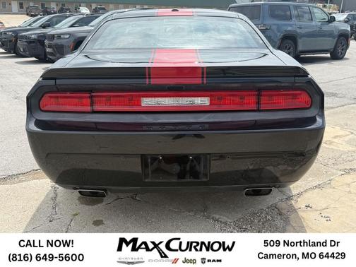 Black Clearcoat 2013 Dodge Challenger Rallye Redline