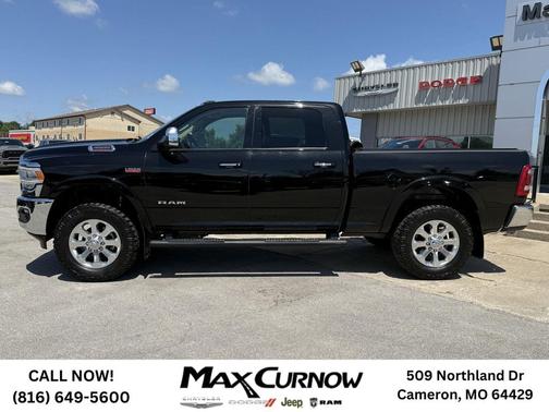Diamond Black Crystal Pearlcoat 2020 RAM 3500 Laramie Crew Cab 4x4 6'4' Box