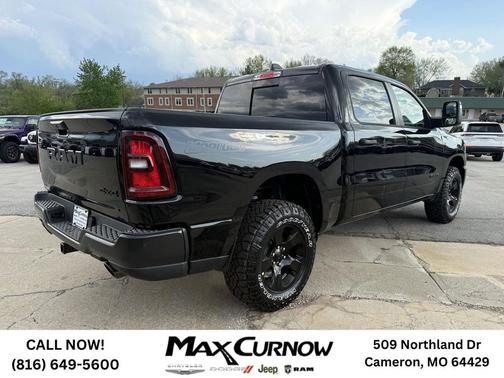 Diamond Black Crystal Pearlcoat 2026 RAM 1500 Warlock Crew Cab 4x4 5'7' Box