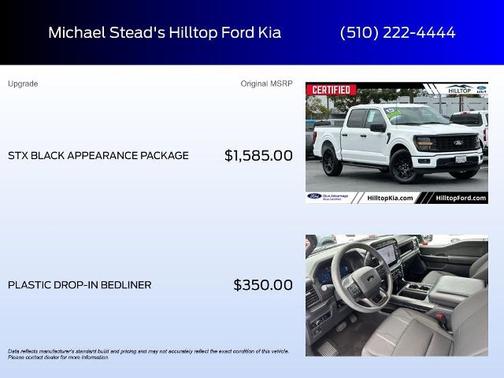 OXFORD WHITE 2024 Ford F-150 STX