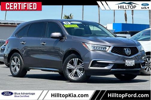 Modern Steel Metallic 2018 Acura MDX 3.5