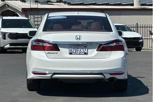 White Orchid Pearl 2017 Honda Accord EX