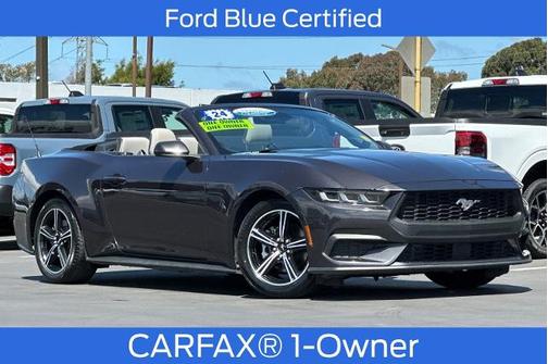 DARK MATTER GRAY METALLIC 2024 Ford Mustang ECOBOOST PREMIUM