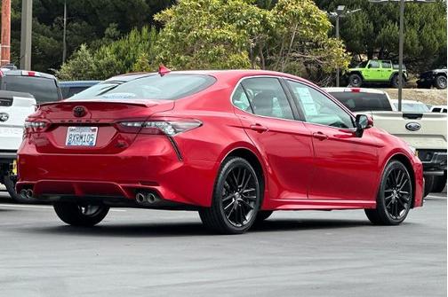 Red 2021 Toyota Camry XSE
