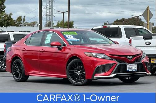 Red 2021 Toyota Camry XSE