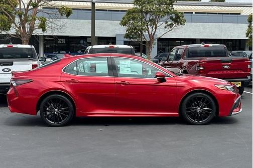 Red 2021 Toyota Camry XSE
