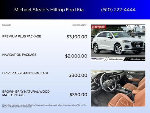 2019 Audi Q3 2.0T QUATTRO PREMIUM