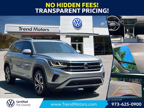 Platinum Gray Metallic 2023 Volkswagen Atlas 2.0T SEL