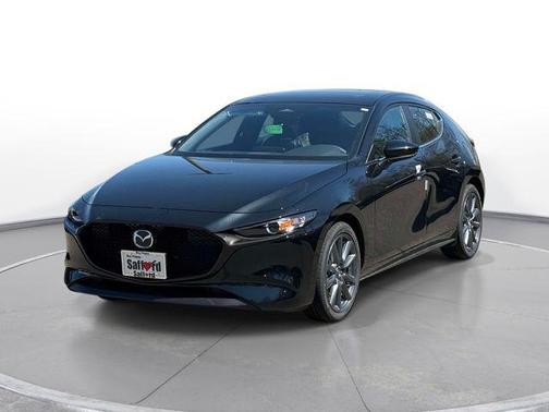 Jet Black Mica 2026 Mazda Mazda3 FWD w/Preferred Package