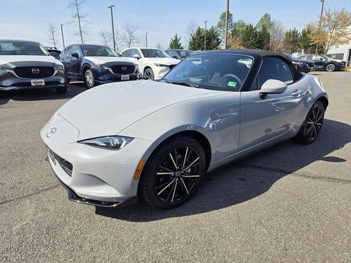 Gray Metallic 2025 Mazda MX-5 Miata Grand Touring