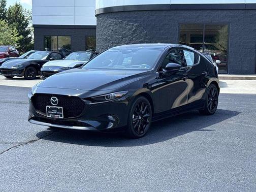 Jet Black Mica 2025 Mazda Mazda3 FWD w/Premium Package