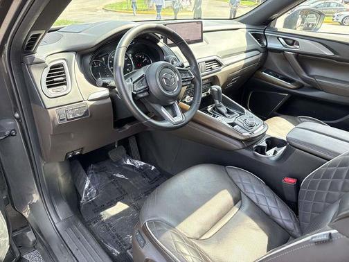 Machine Gray Metallic 2021 Mazda CX-9 Signature