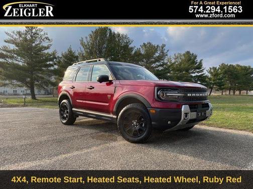 Ruby Red Metallic 2025 Ford Bronco Sport Badlands