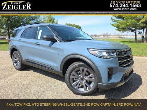 Vapor Blue Metallic 2026 Ford Explorer Active