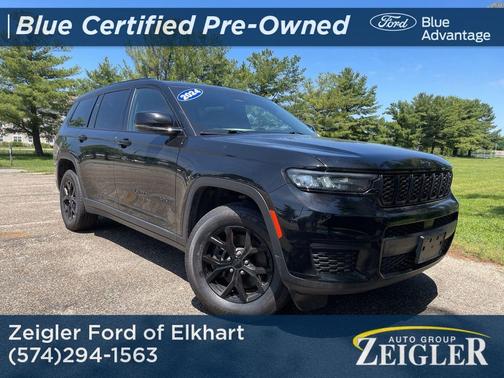 Diamond Black Crystal Pearlcoat 2024 Jeep Grand Cherokee L Altitude