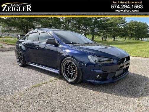 Cosmic Blue Pearl 2014 Mitsubishi Lancer Evolution GSR