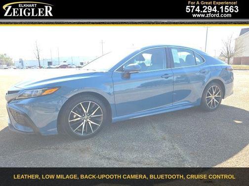Blue 2023 Toyota Camry SE