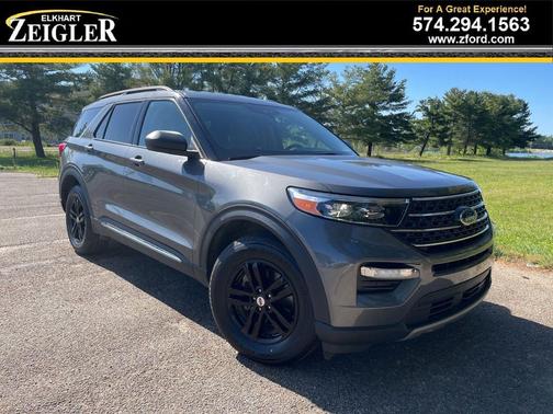 Gray Metallic 2023 Ford Explorer XLT
