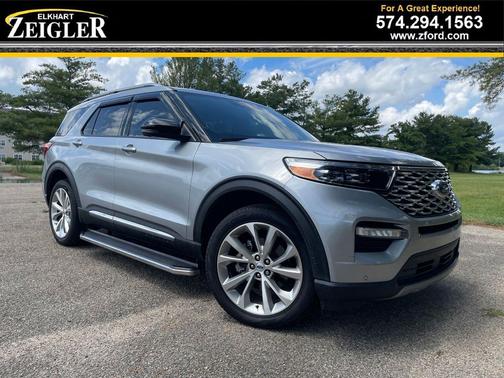Silver Metallic 2023 Ford Explorer Platinum