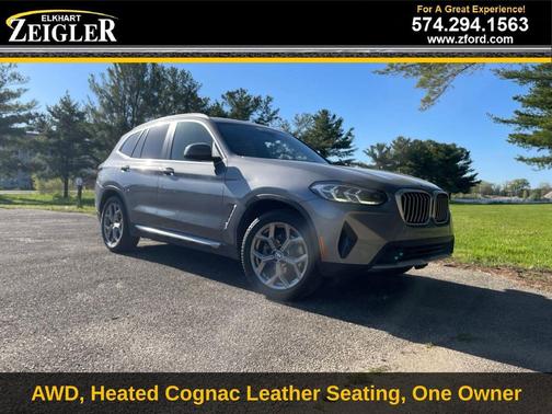 Gray Metallic 2024 BMW X3 xDrive30i