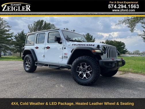 Bright White Clearcoat 2019 Jeep Wrangler Unlimited Rubicon