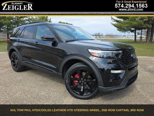 Agate Black Metallic 2023 Ford Explorer ST