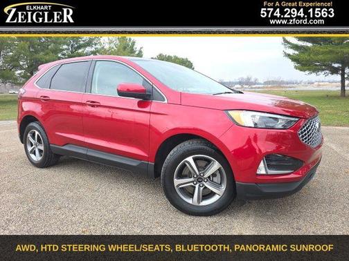 Rapid Red Metallic Tinted Clearcoat 2024 Ford Edge SEL