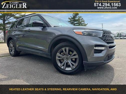 Gray Metallic 2023 Ford Explorer XLT