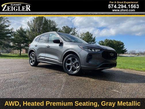 Gray Metallic 2024 Ford Escape ST-Line