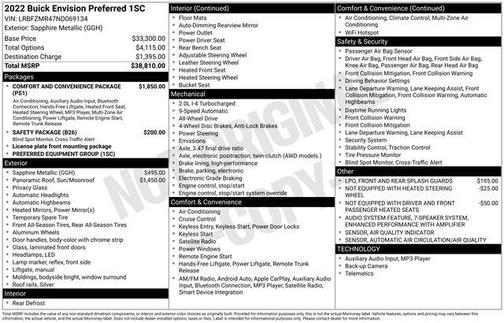 2022 Buick Envision AWD Preferred
