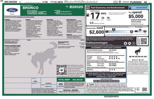 2023 Ford Bronco Black Diamond