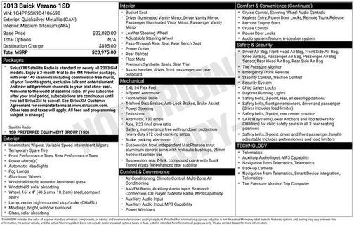 2013 Buick Verano Base