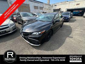 Midnight Black Metallic 2021 Toyota Camry XSE