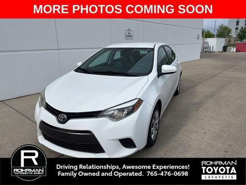 Super White 2016 Toyota Corolla LE