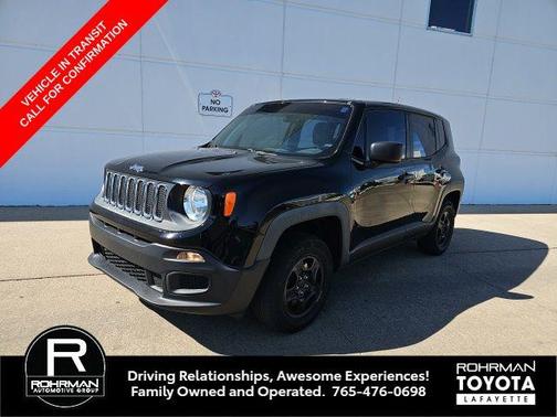 Black 2018 Jeep Renegade Sport