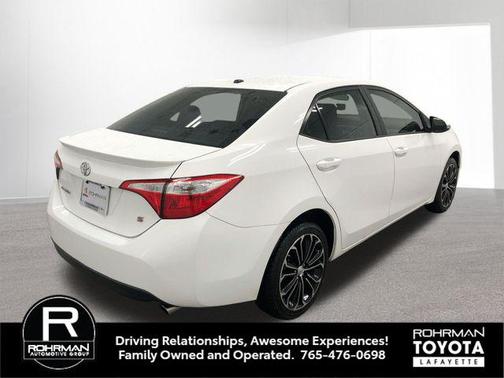 Super White 2016 Toyota Corolla S Plus