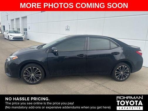 Black Sand Pearl 2016 Toyota Corolla S Plus