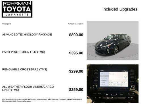 Midnight Black Metallic 2022 Toyota Prius XLE