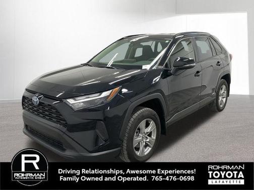 Midnight Black Metallic 2023 Toyota RAV4 Hybrid LE
