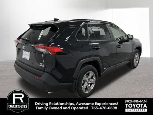 Midnight Black Metallic 2023 Toyota RAV4 Hybrid LE