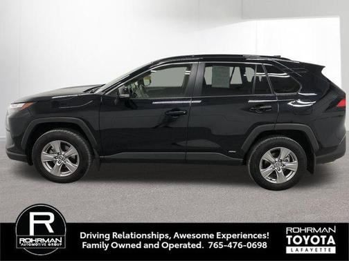 Midnight Black Metallic 2023 Toyota RAV4 Hybrid LE
