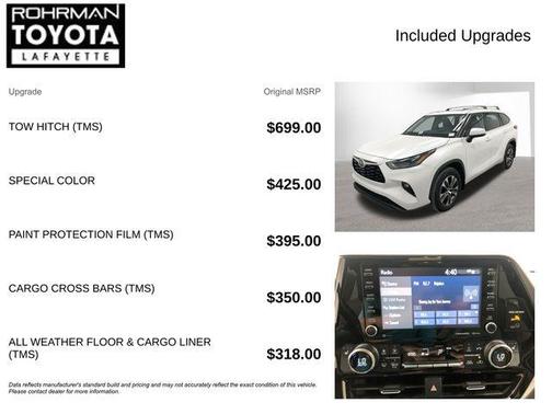 Wind Chill Pearl 2022 Toyota Highlander XLE