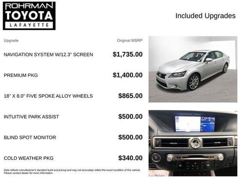 Liquid Platinum 2013 Lexus GS 350 Base