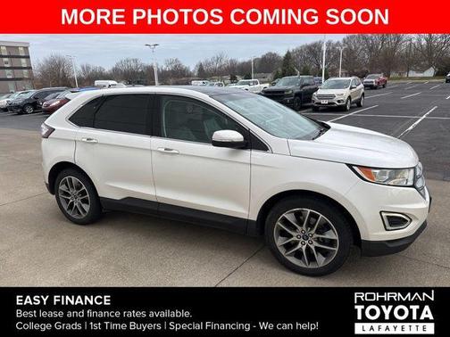 WHITE PLATINUM MET TRI-COAT 2015 Ford Edge Titanium