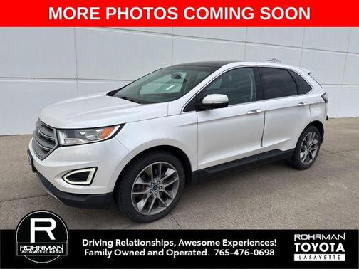 WHITE PLATINUM MET TRI-COAT 2015 Ford Edge Titanium
